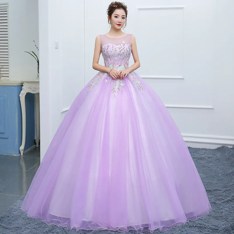 

Custom-made Vestidos de 15 anos Lace Appliques Tulle Ball Gowns Formal Party Dress 2019 Girl Quinceanera Dress