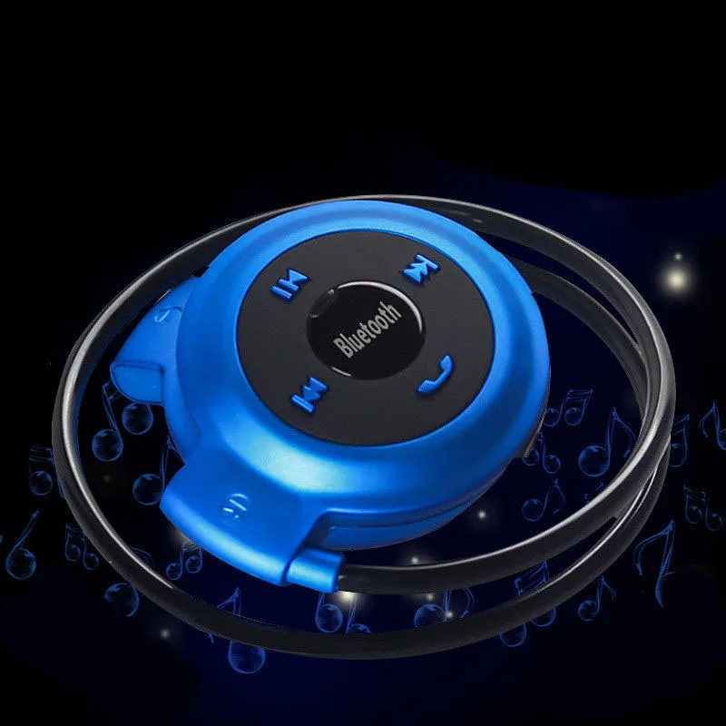 Multi-цветы Bluetooth Беспроводной наушники для бега с защитой от пота Спортивная стерео гарнитура для уха, мини-карта флэш памяти TF MP3 музыкальный плеер