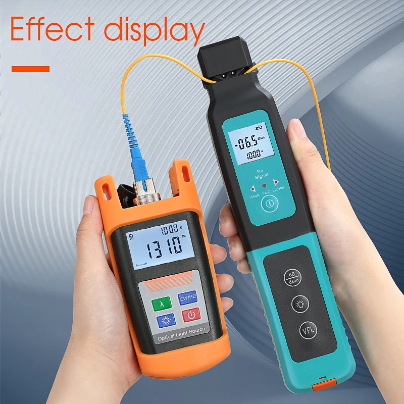 

Light source Optical light source Power Meter Portable 1310,1550nm +AUA-40 Live Fiber Identifier Optical Fiber Identif VFL OPM