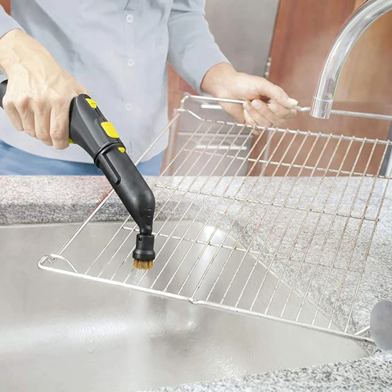 Нейлон + медная щетка инструмент струйные насадки для Karcher пароочистители