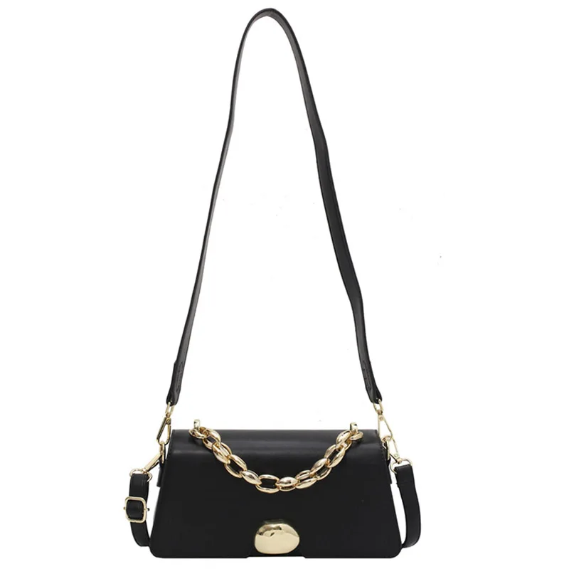 

Female Chain Elegant Tote bag 2021 New High-quality PU Leather Women's Designer Handbag High capacity Shoulder Messenger Bag