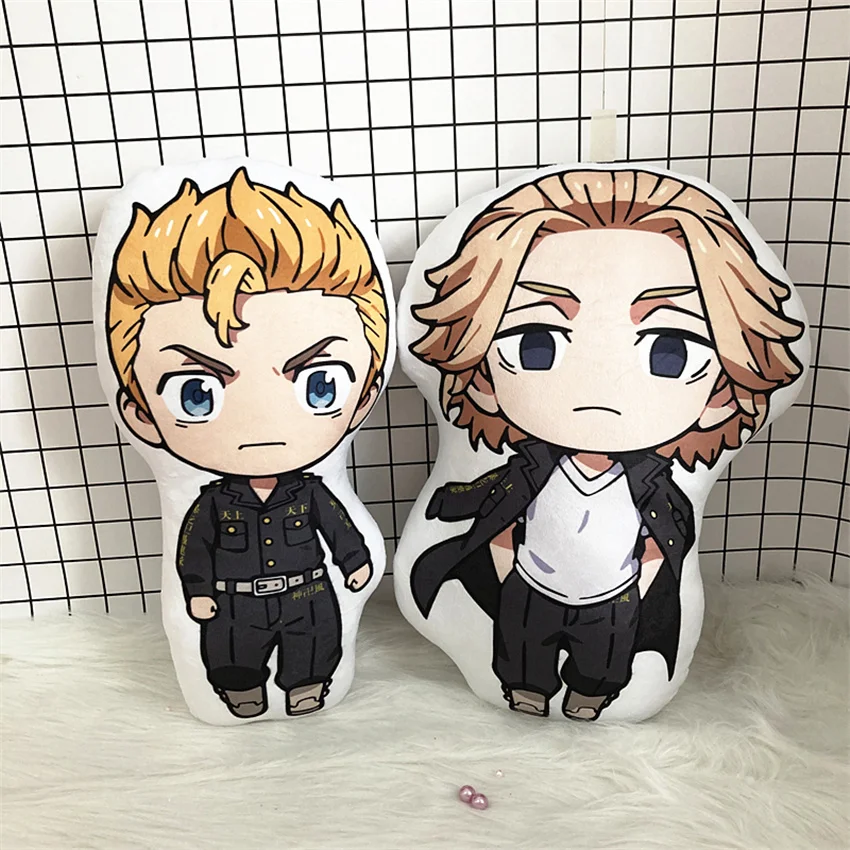 Набивная Подушка Takerlama Токийский Мстители Ken Ryuguji Haori Sano Manjirou Hanagaki Takemichi Keisuke Plushie