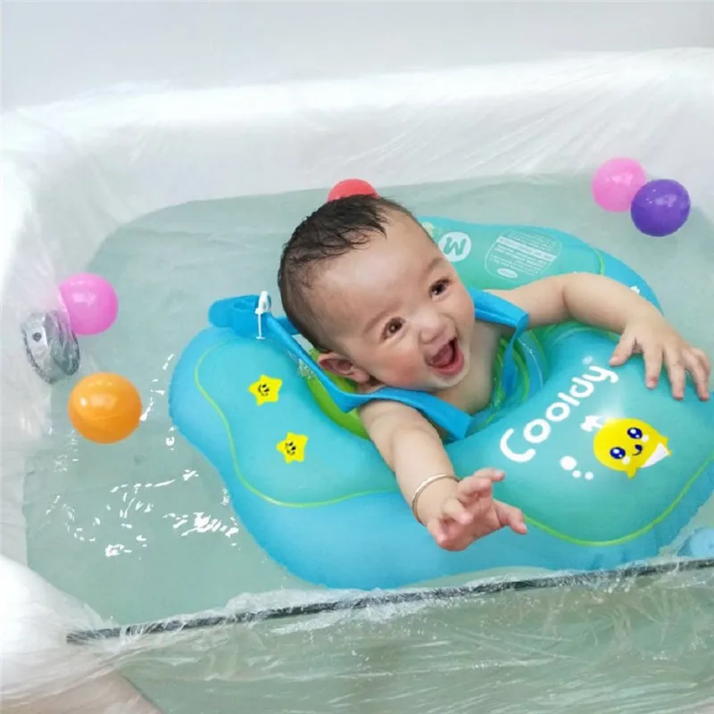 

New Self-traveling Baby Baby Swimming Ring Neck Ring Anti-slip Newborn Child Baby 1-3 Years Old Swimming Ring