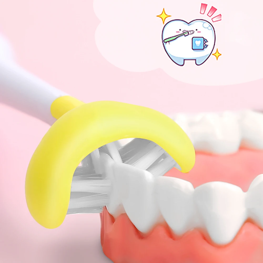 

5 режимов звуковая электрическая зубная щетка для детей 3D u-образная зубная щетка умная трехсторонняя перезаряжаемая щетка для чистки зубов...