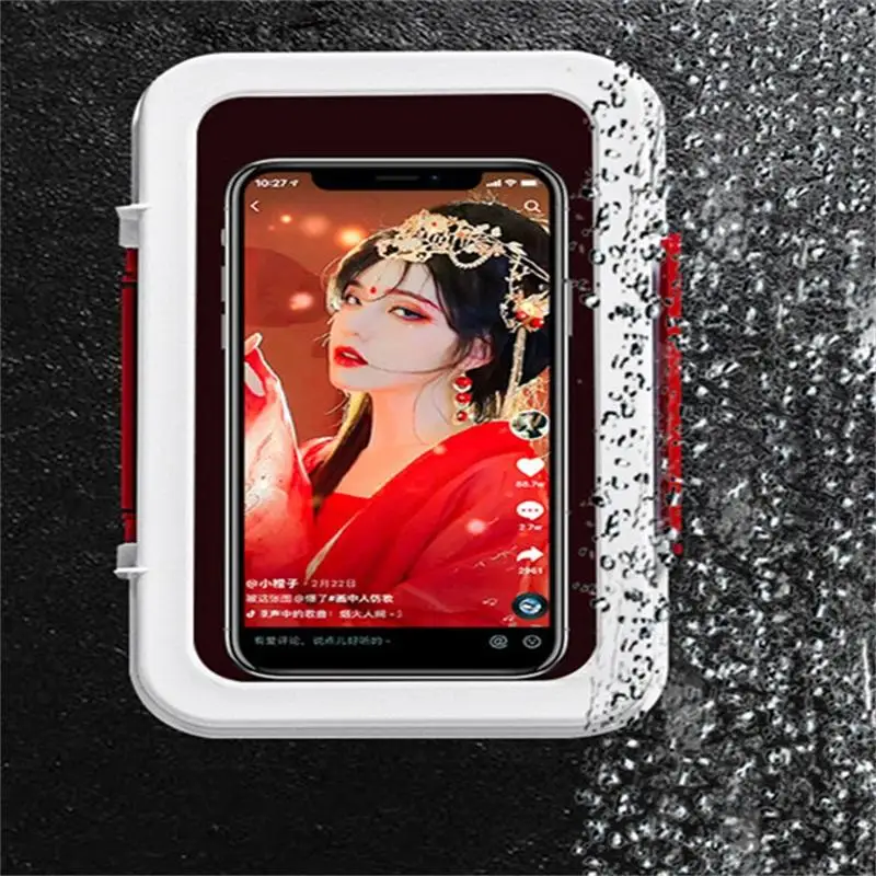 

Водонепроницаемый держатель для телефона в ванную комнату и на унитаз, коробка для хранения видео в стиле Чейз, настенная подвесная коробка...