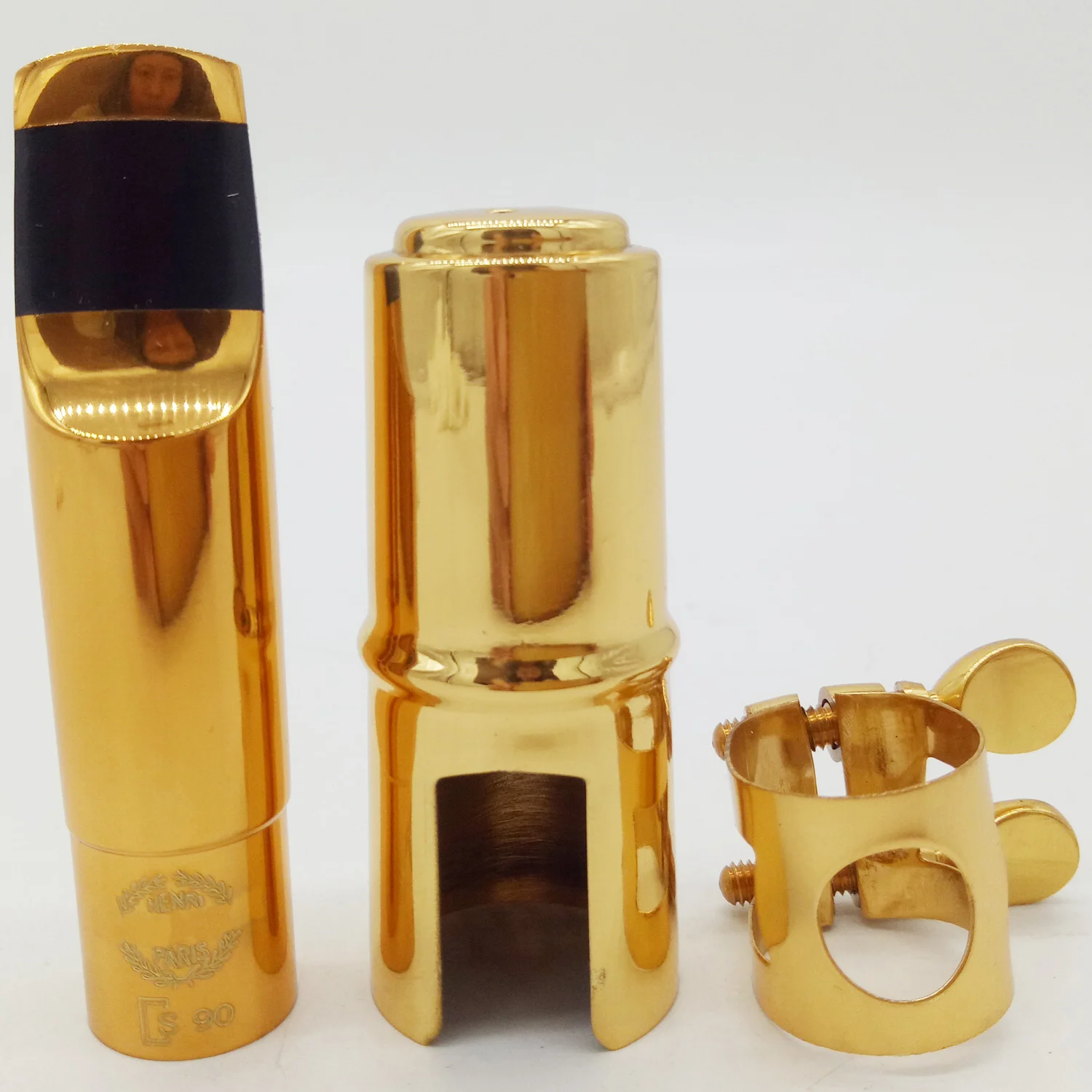 

Brand New Tenor Soprano Alto Saxophone Metal Mouthpiece Professional Gold Lacquer S90 Mouthpiece Sax Mouth Pieces 56789