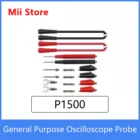 Набор тестовых проводов Cleqee, сменные Щупы для цифрового мультиметра, штекер типа банан 4 мм, зажимы типа крокодил, U-образный зонд