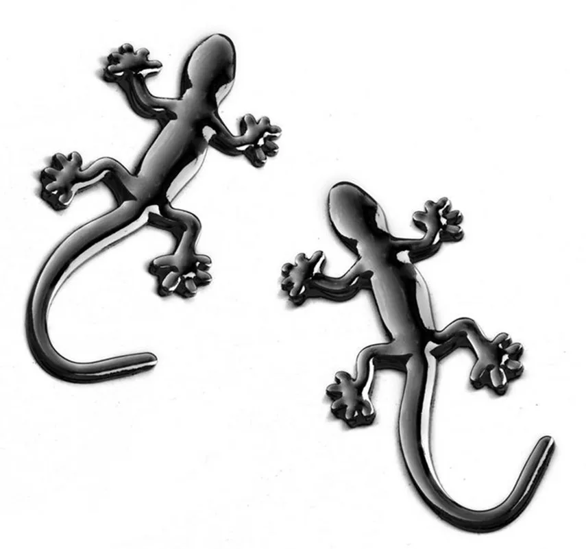 Автомобильный Стайлинг 3D металлические Gecko Наклейки с ящерицей для Rio k2 k3 K4 k5 Cadenza