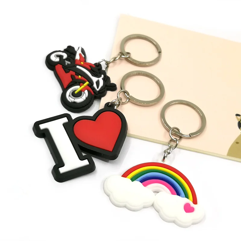 1 шт ПВХ брелок милый прекрасный держатель для ключей подарки детей Аниме брелки