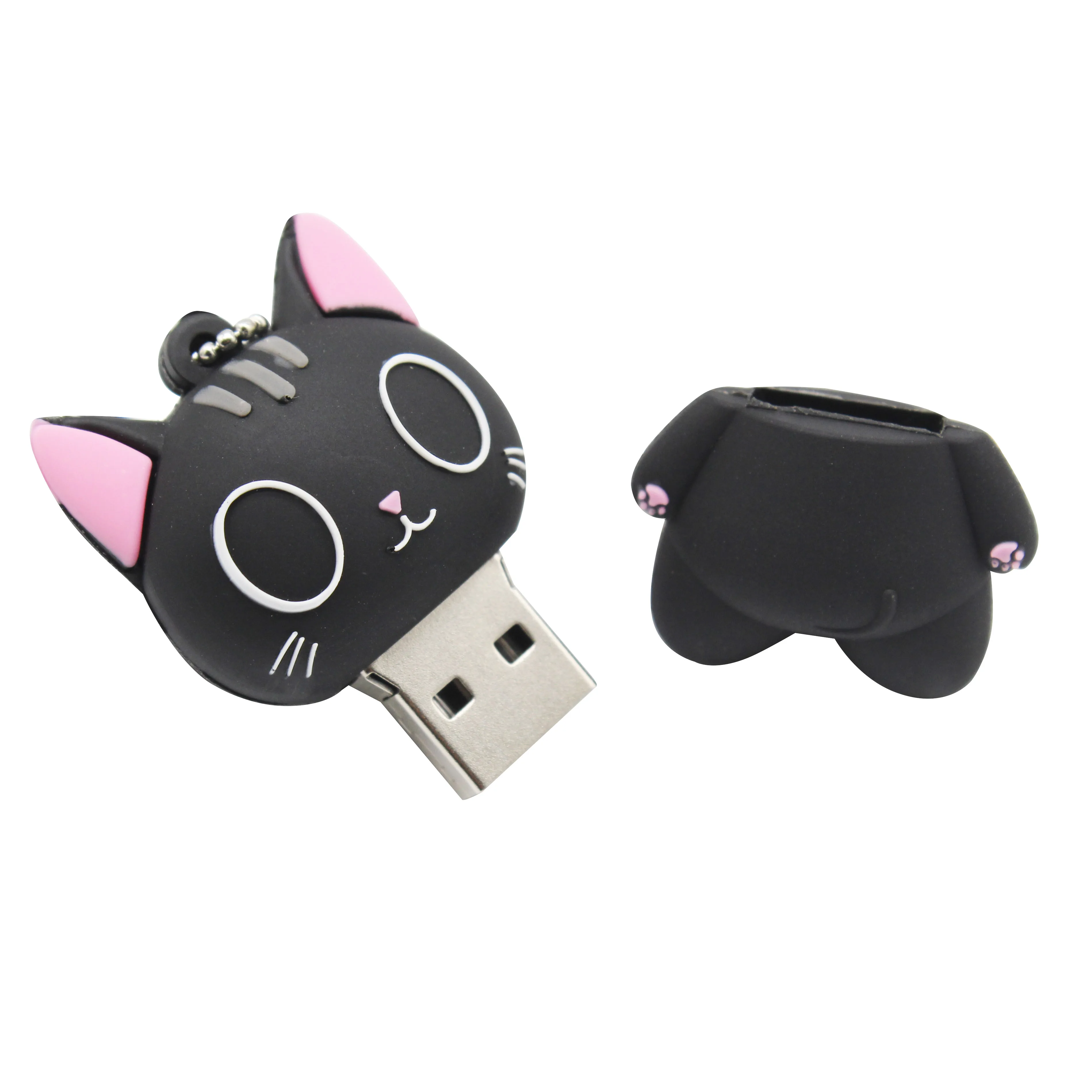 TEXT ME cute cartoon black cat usb2.0 64GB usb flash drive 2.0 4GB 8GB 16GB 32GB pen | Компьютеры и офис