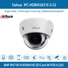 IP-камера Dahua, 8 Мп, PoE, IR30m, обнаружение движения, слот для SD-карты, IP67, IK10