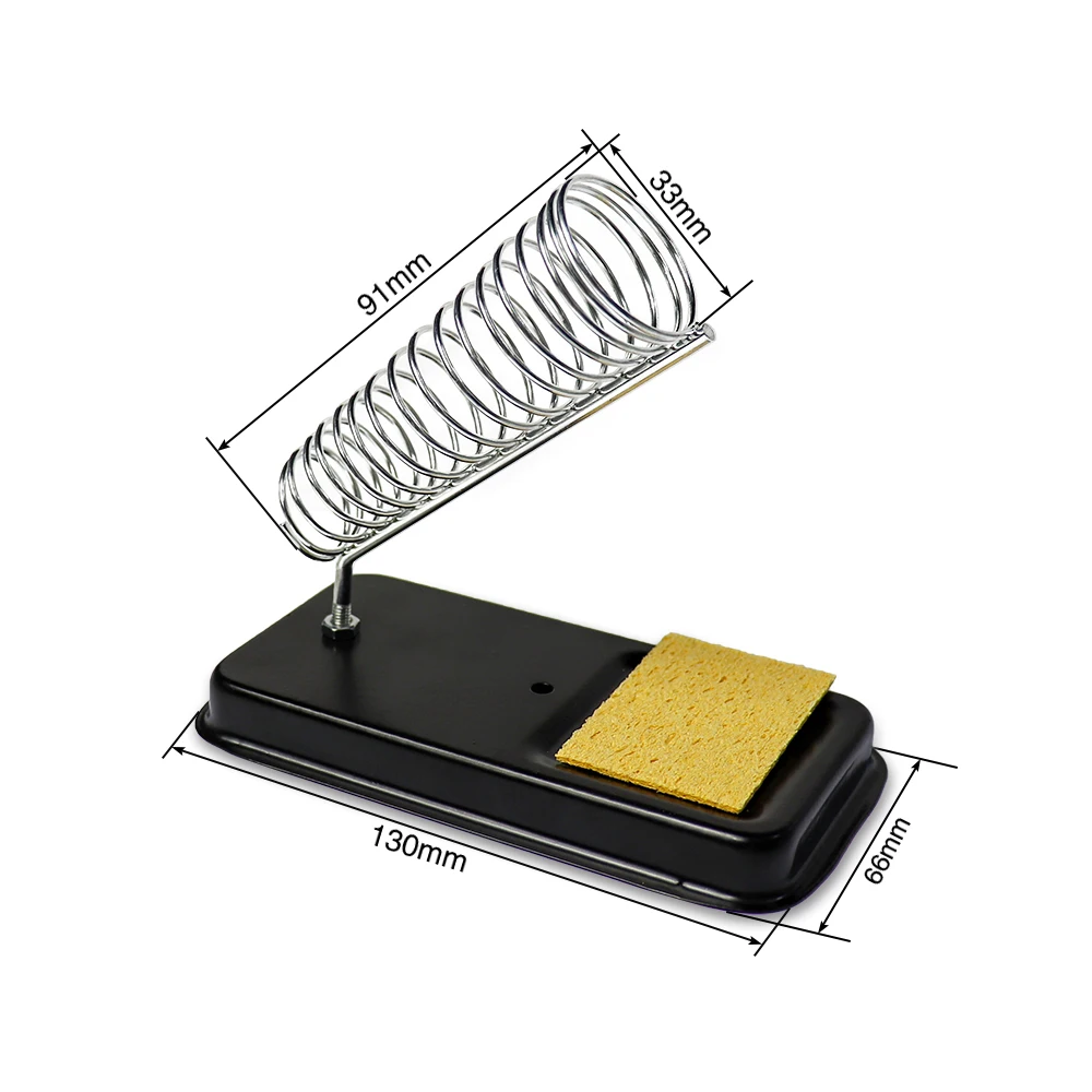 Электрический паяльник подставка держатель с сварочной чистящей губкой коврик