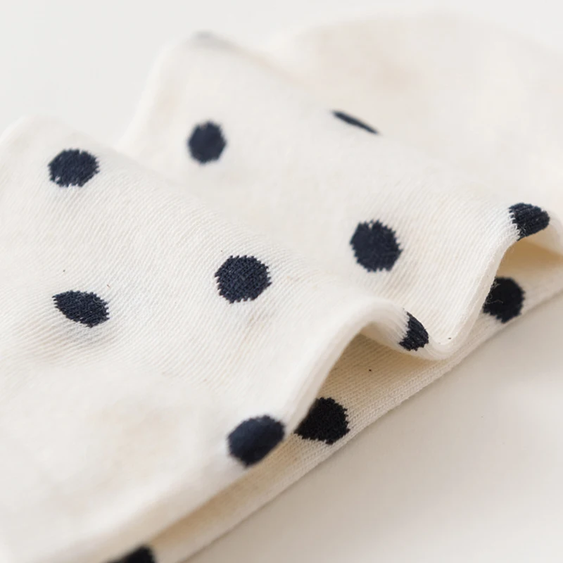 10piece=5pairs/lot Women's Short Socks Set Cute Lovely Sweet Heart Dot Striped Dot Heart Cotton Casual Ankle Socks Pack Sox