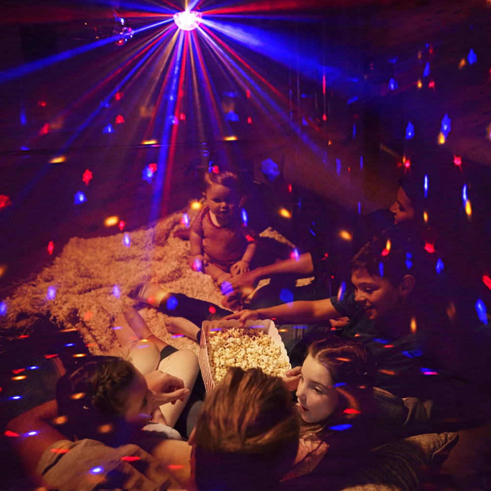 

Portable USB Bluetooth Laser Light LED Global Ambient Party Lamp Disco Stage KTV Bar Effect Light Night Lamp with Remote Control