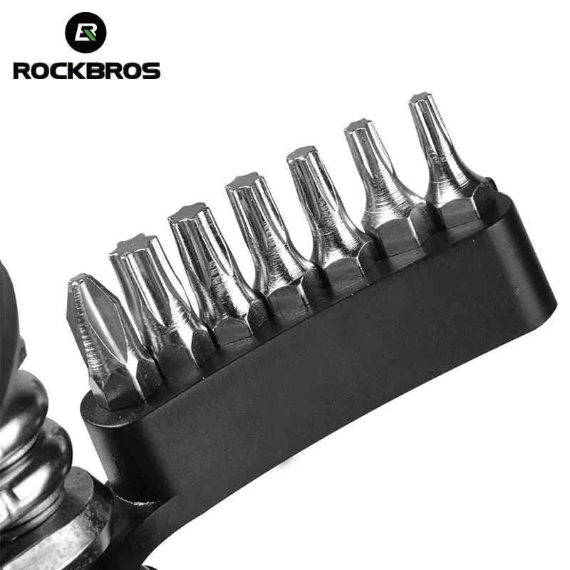 Набор инструментов ROCKBROS для горного велосипеда комплект 16 в 1 ремонта отвертка