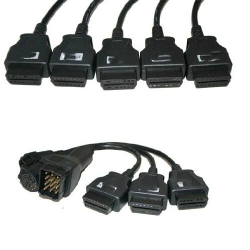 Полный 8 шт. obd2 кабель для тележки delphis vd ds150e autocome tcs cdp pro plus multidiag + MVDIAG