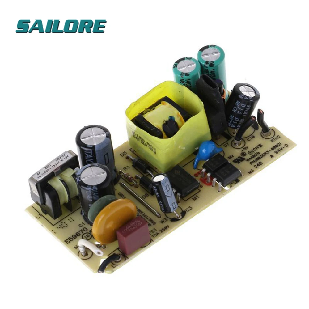 

AC-DC 5V 2A 2000mA коммутационный модуль источника питания для замены светодиодный ремонта светодиодной платы питания