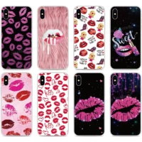 sexy lips kiss phone cover case for bq aquaris x2 x pro u u2 lite v x5 e5 m5 e5s c vs vsmart joy active 1 plus 5035 5059 fundas
