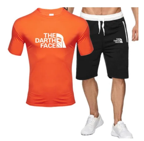 

2021 ropa deportiva con estampados pantalones cortos de camiseta + Pantalones cortos ropa deportiva casual corriendo ropa deport