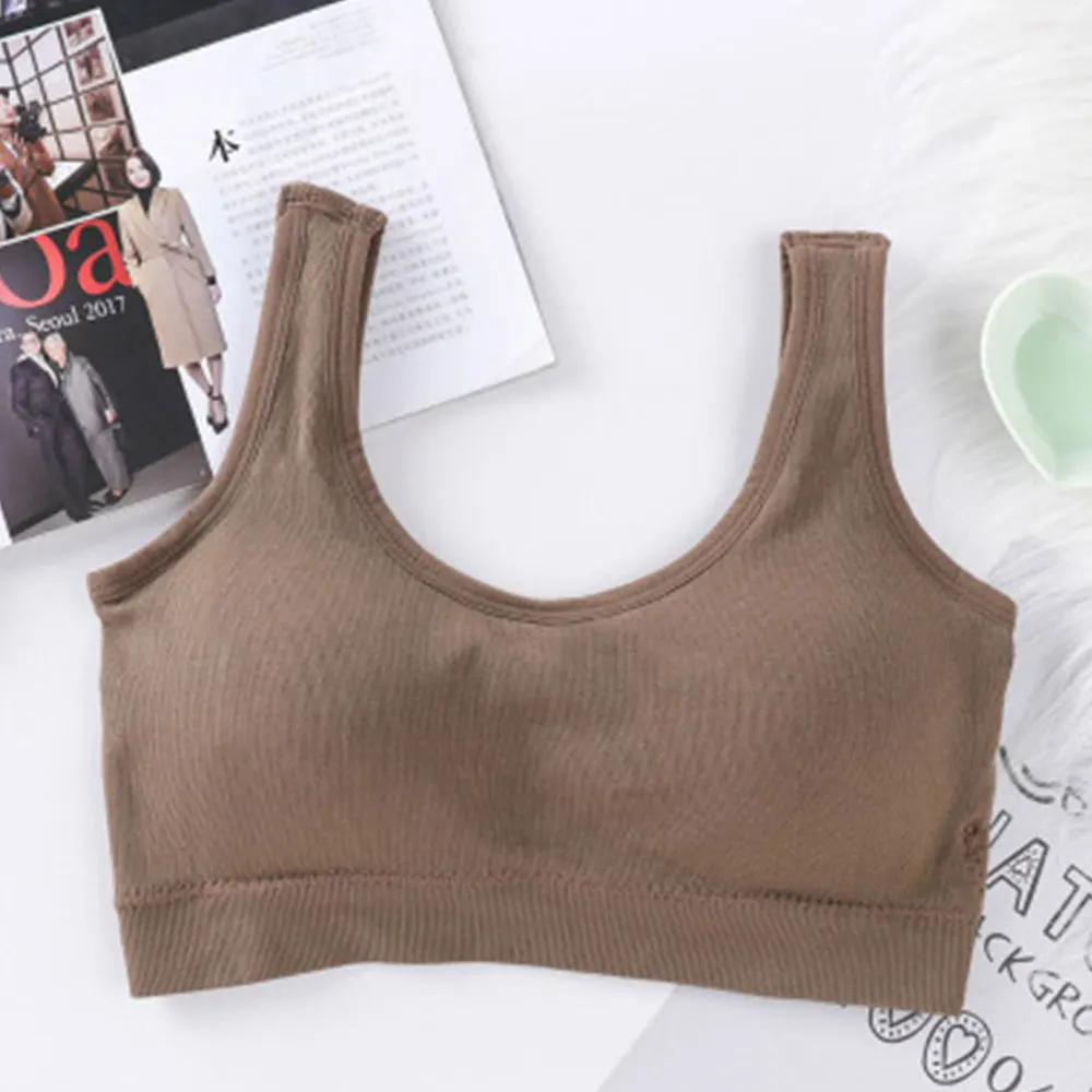 Бюстгальтер женский бесшовный со стальными кольцами |