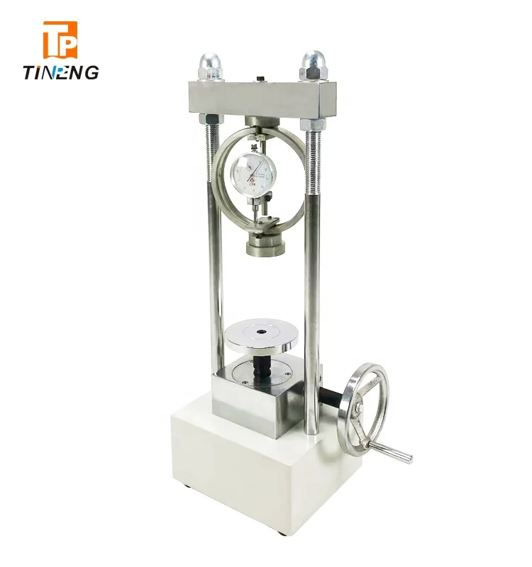 

Оборудование для испытания на неограниченное сжатие почвы