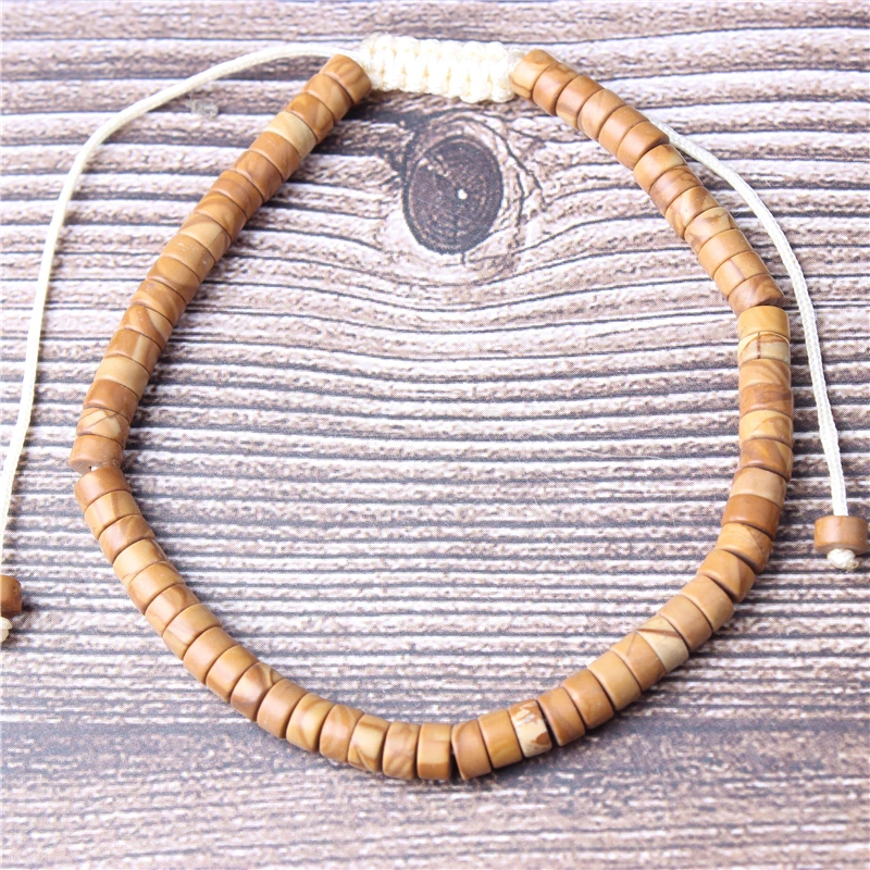 

Lanli 2x4mm Fashion Picture stone Natural Stone Loose Beads Spacer Round Beads Diy Bracelet Necklace Earrings Accessories