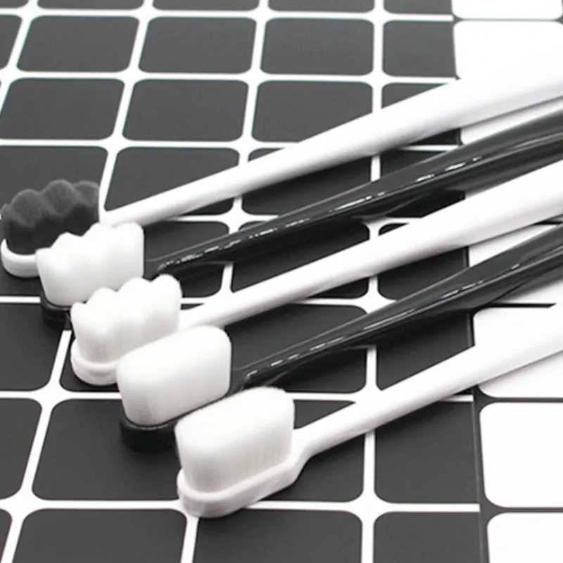 Зубная щетка с мягкой щетиной антибактериальное волокно волос Abs зубная из