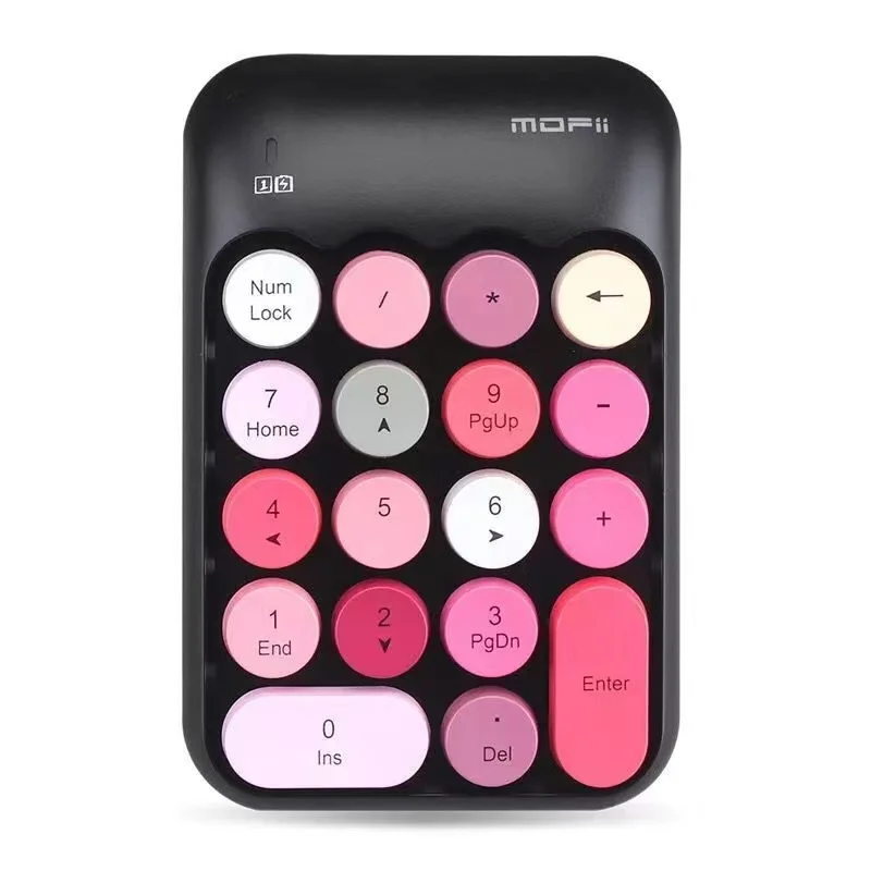 

Jelly Comb Wireless Keyboard Mouse Combos for Desketop Laptop Notebook 2.4G Wireless Number Pad Pink Girl Keyboard and Mouse
