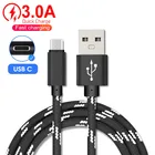 Кабель USB Type-C для Samsung Galaxy A91, A71, A51, A21, A11, A12, A42, S9, S20, мобильный телефон, кабель для быстрой зарядки и передачи данных