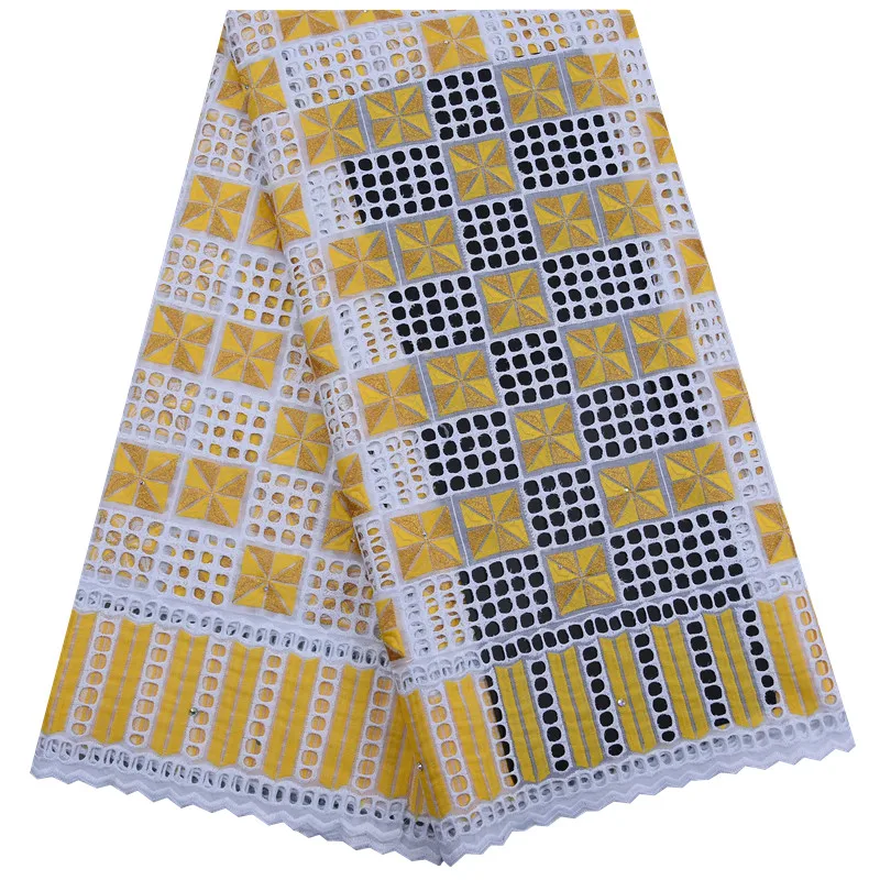 Мягкие отверстия африканская швейцарская вуаль кружево в Швейцарии удобная