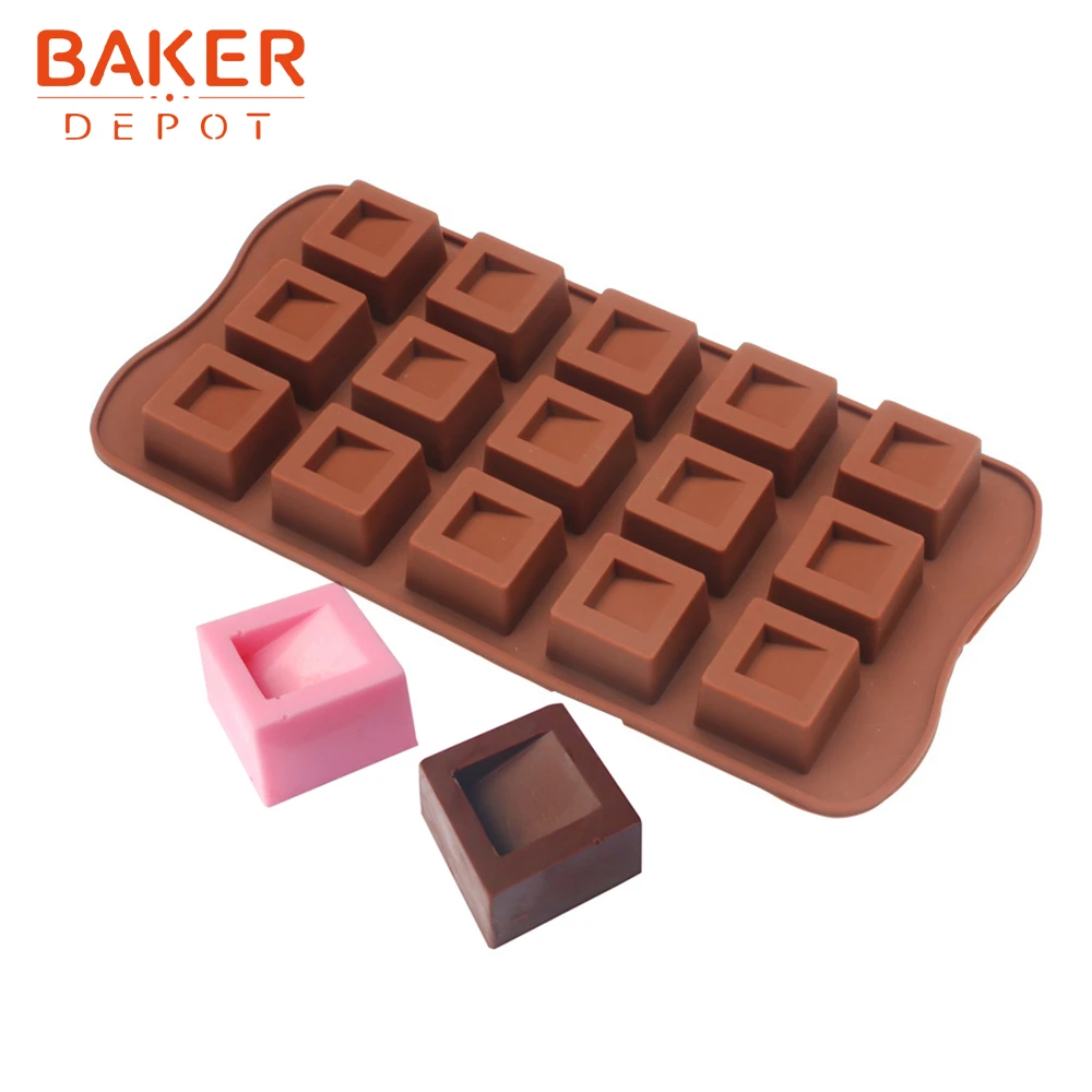 Силиконовая форма для шоколада квадратной формы торта кондитерских изделий