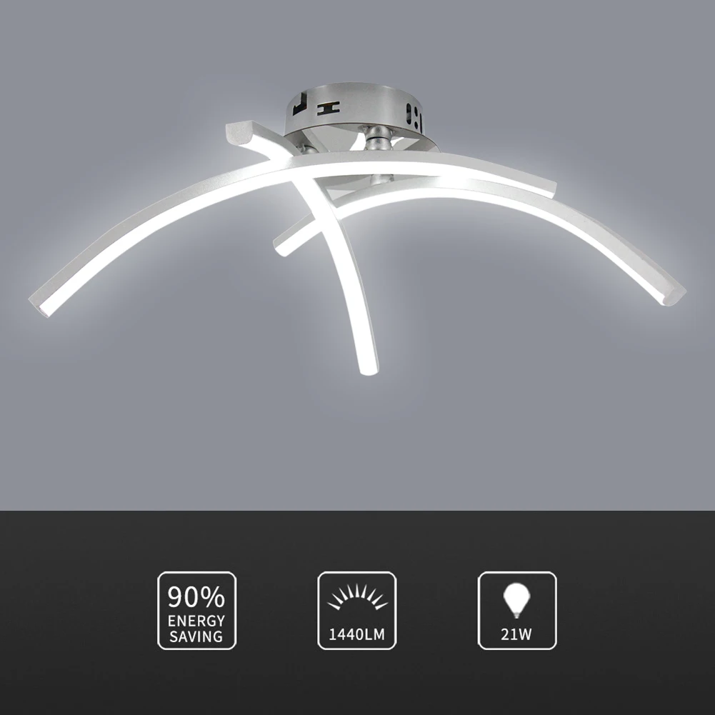 

Kreative Trigeminus Decke Lampe LED kronleuchter moderne Durchlssigkeit und Uniform Beleuchtung Moderne Wohnzimmer Kche Kronle
