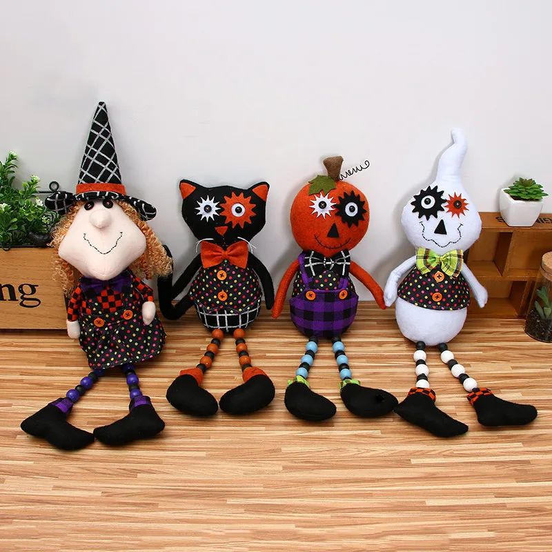 Хэллоуинская кукла подарок плюшевая игрушка Рождественское украшение страшная