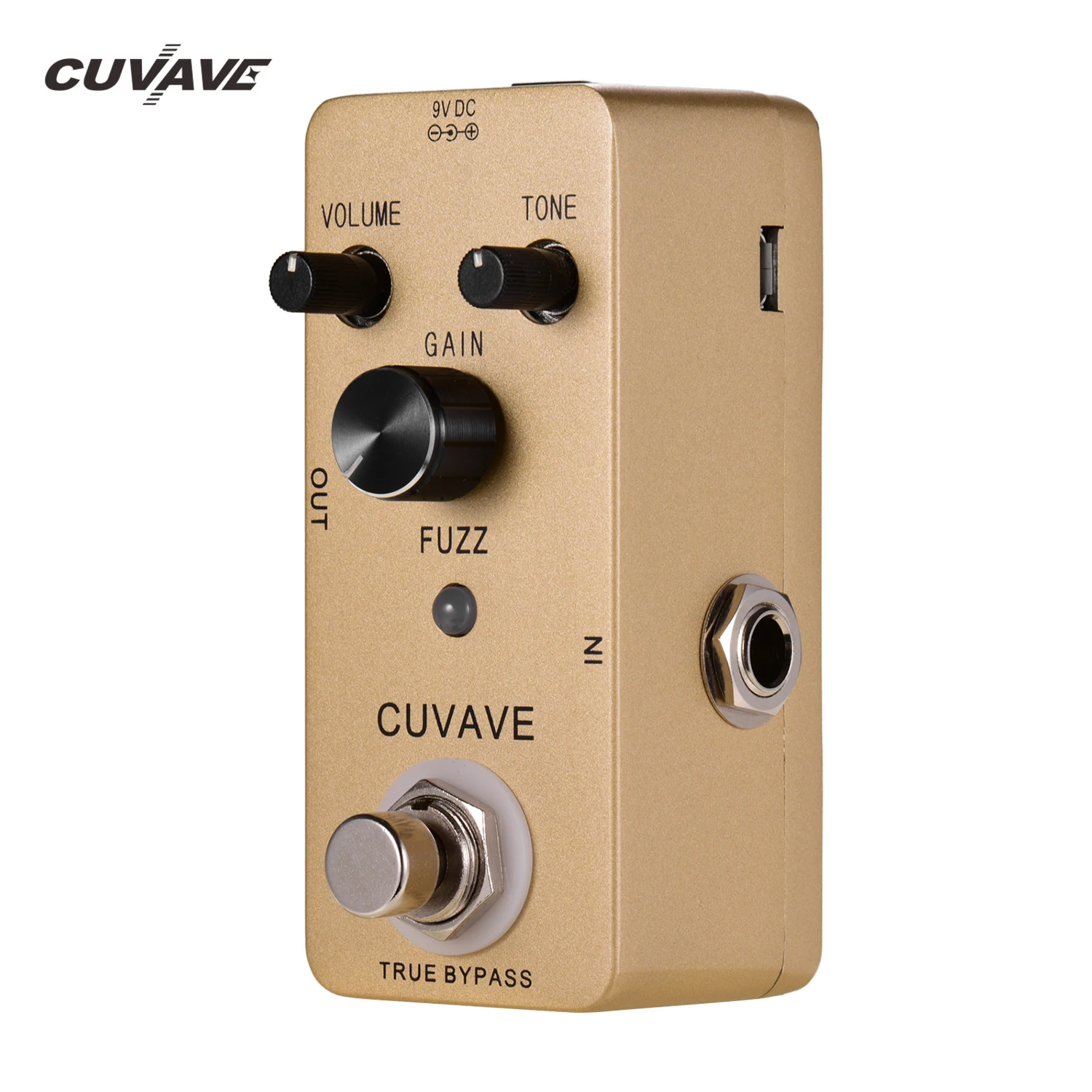 

Винтажная педаль для гитары CUVAVE FUZZ, педаль с эффектами из цинкового сплава, педаль для гитары True Bypass, аксессуары для электрогитары