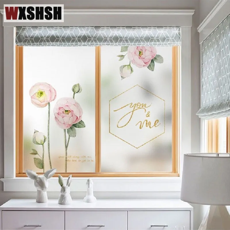 Стеклянная фольга размером 80 см x 10 0 статическое Приклеивание стильная