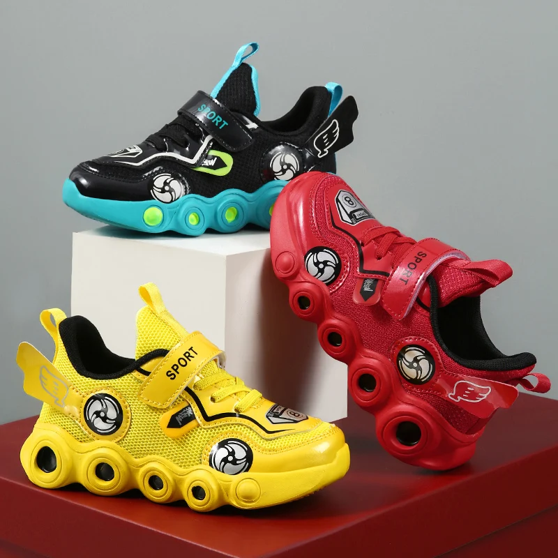 Детская повседневная обувь модные спортивные кроссовки на колесиках