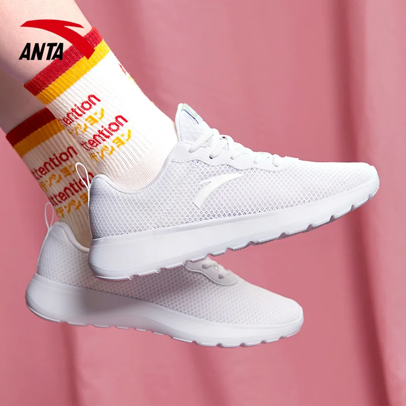 Женская обувь для бега Anta светильник кие дышащие кроссовки вишневый цвет Новинка