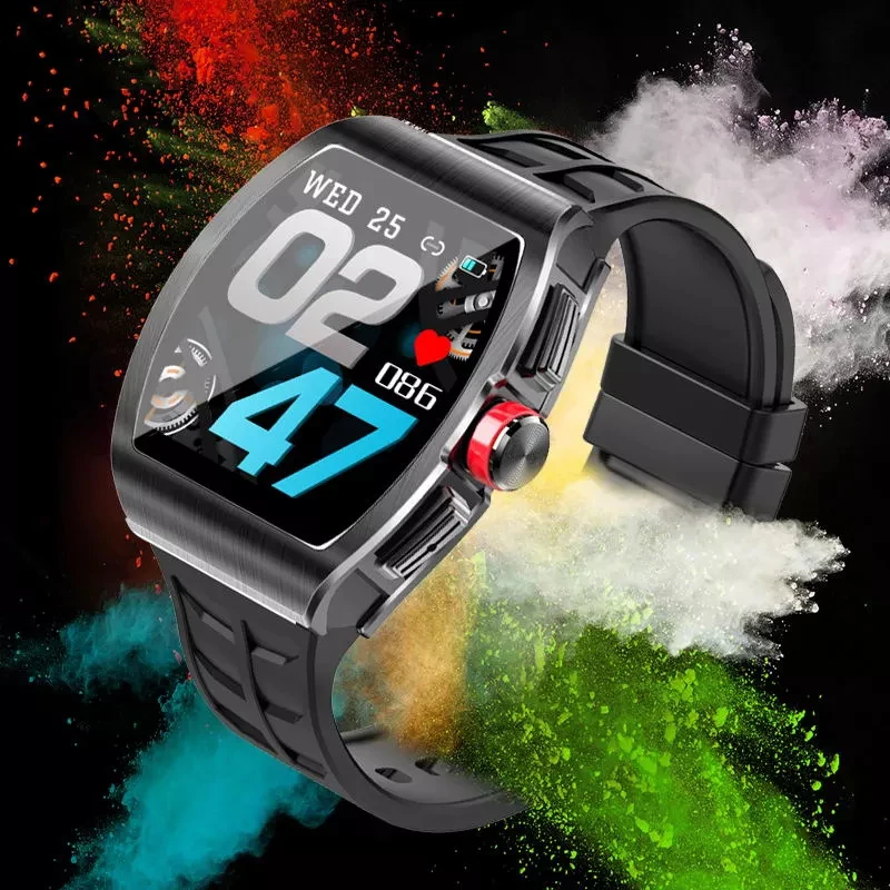 

TK18 1.4inch Smart Watch Men Bluetooth Call IP68 Waterproof Smartwatch Women Heart Rate Blood Pressure Monitor Fitness Tracker