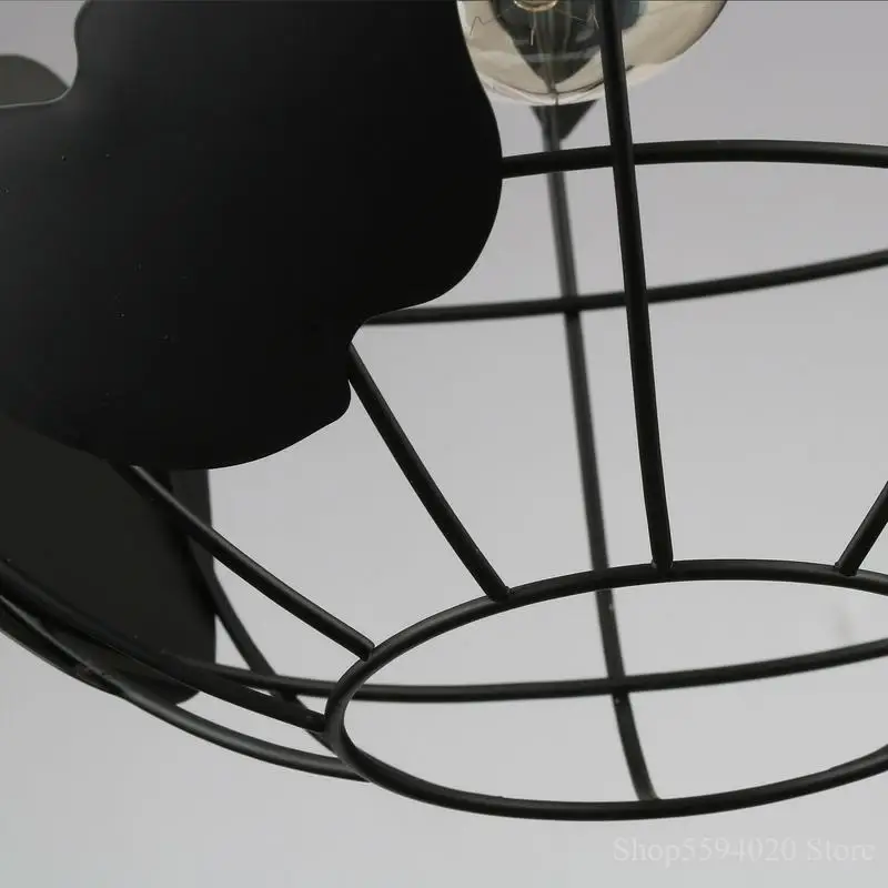 

American Retro Earth Lustre Pendant Lights Creative Led Dining Room Hanglamp Loft Industrial Iron Loft Decor World Map Lamp Led