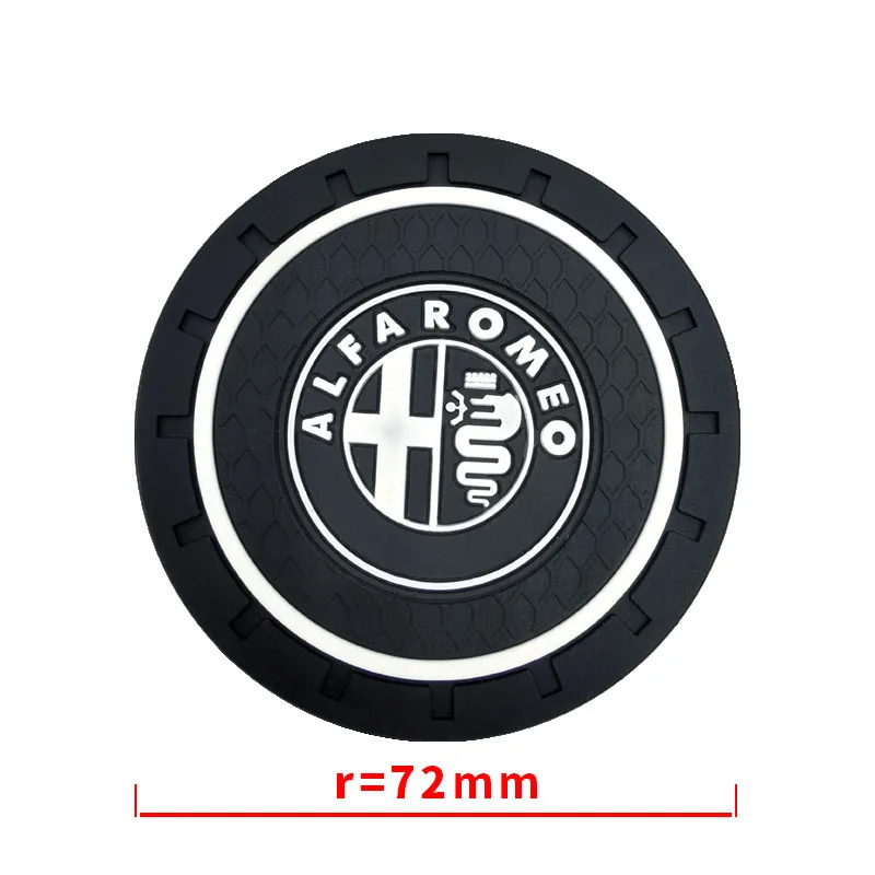 1 шт. автомобильный нескользящий коврик для подстаканника Volkswagen VW Golf 4 6 7 GTI Tiguan Passat