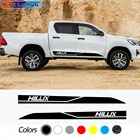 2 шт., виниловые наклейки на дверь автомобиля Toyota Hilux Revo Vigo