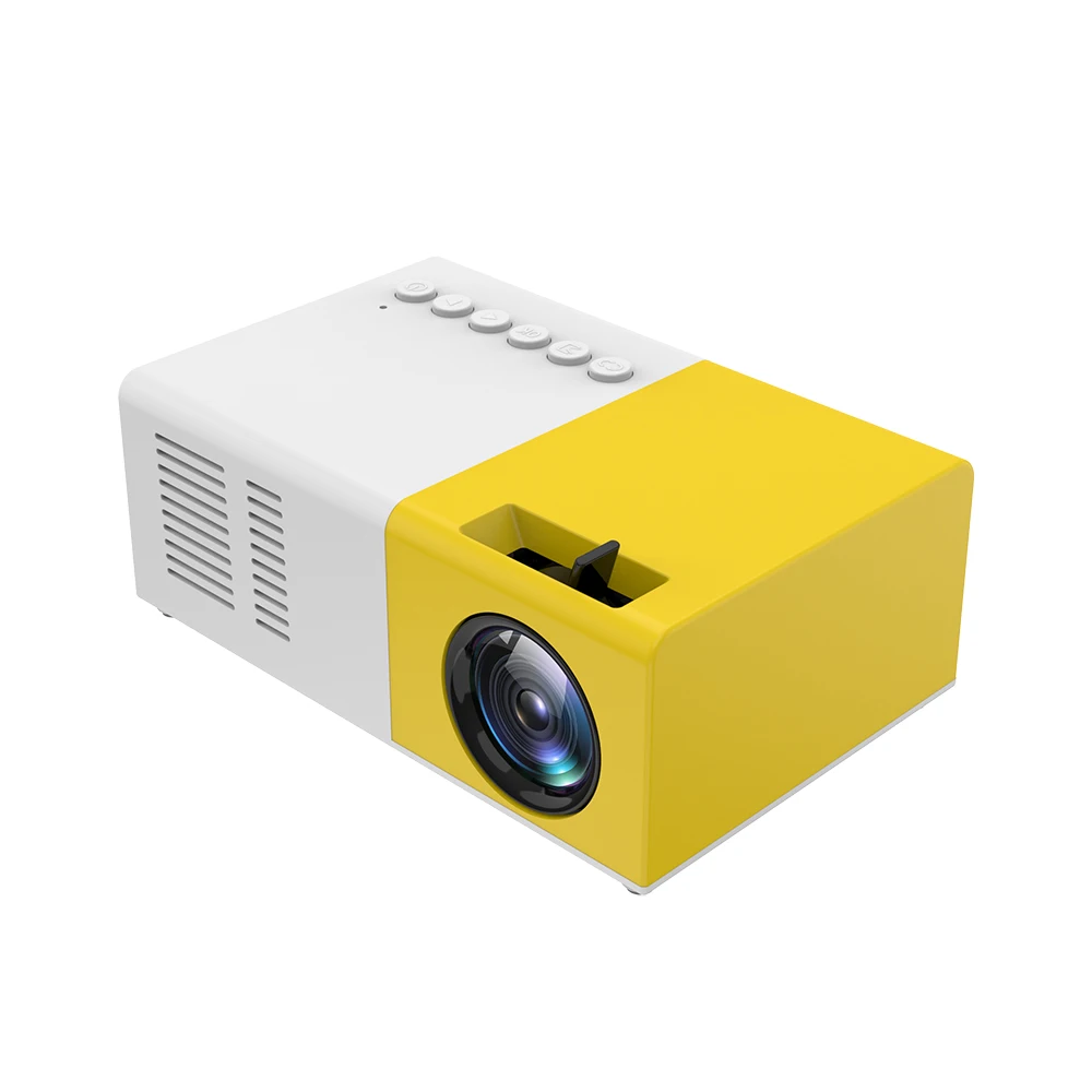 Портативный J9 YG 300 Мини проектор 1080P поддержка AV USB SD карта мини домашний карманный