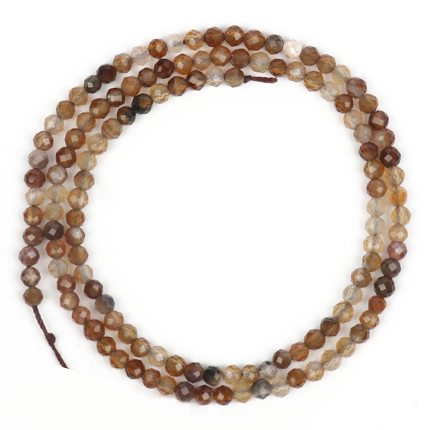 Бусины-разделители из натурального минерального камня для изготовления