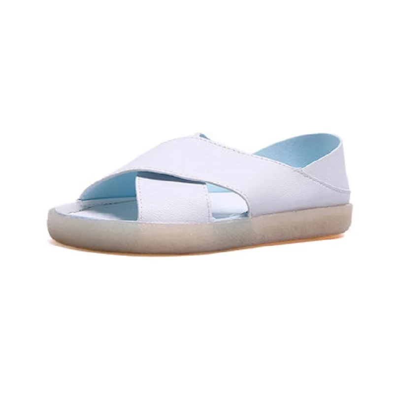 Женские сандалии с мягкой подошвой босоножки на плоской подошве Новинка лета