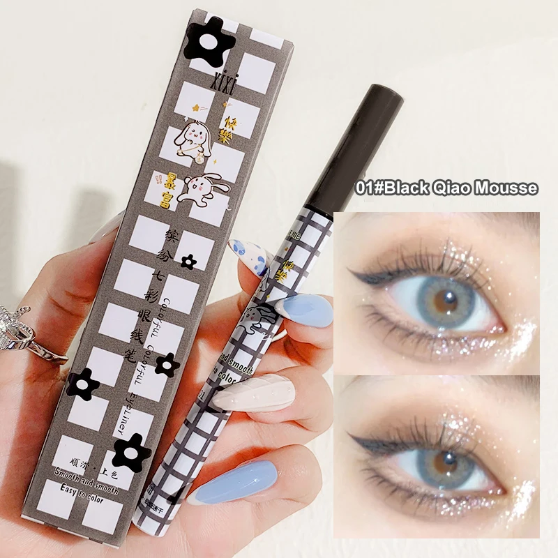 

Eyeliner Pen Pencil Natural Black Brown Fast Dry Long Wearing Silk Smooth Sweatproof Eyes Beauty Beginner Makeup Cosmetic TSLM