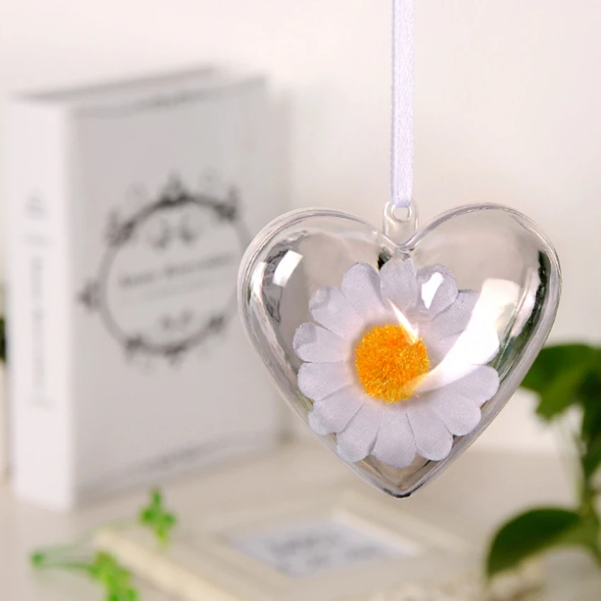 30 шт/15 пар.  рождественские сердцевина  украшения шар прозрачный открытый