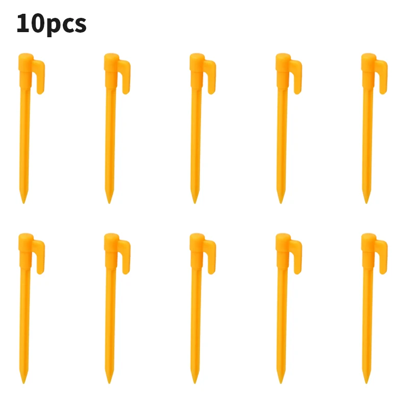 10 шт./компл. палатка ногтей Пластик открытый Туристическое оборудование Палатки