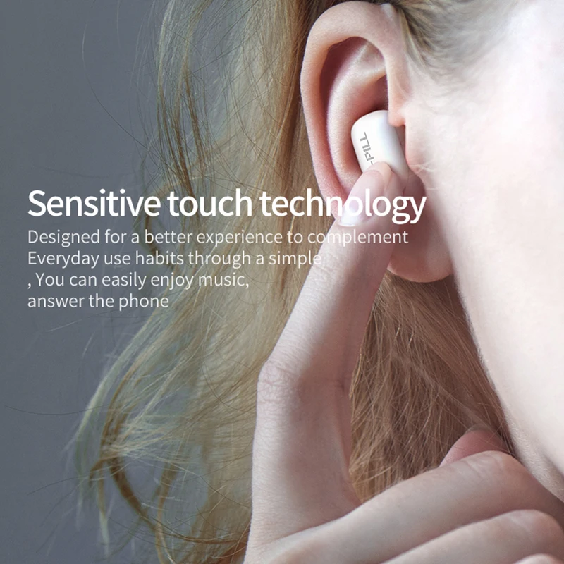 A2 Беспроводные Bluetooth мини наушники для I12 TWS Спорт с Микрофоном Подарок