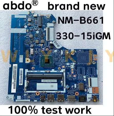 Для Lenovo ideaPad 330 15IGM Материнская плата ноутбука NM B661 с N4000/N4100 процессор тестирование