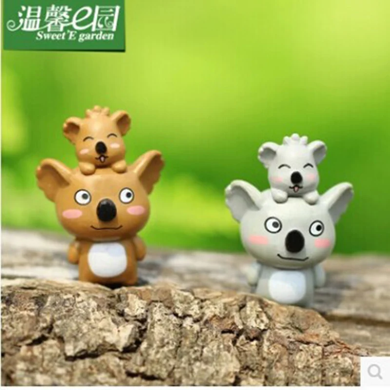 Милая фигурка коалы для мамы и сына маленькая статуэтка мини орнамент